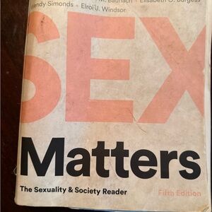 Book- Sex Matters